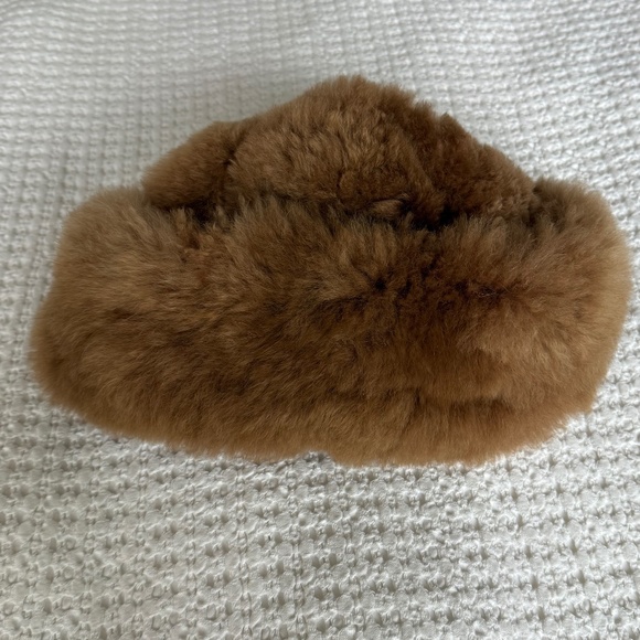 Brand New Alpaca Fur Hat, Caramel main image 5